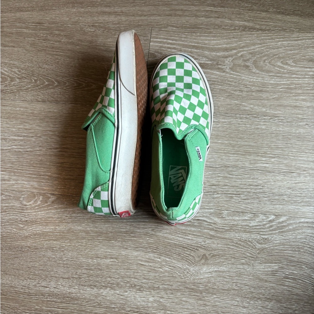 Checked slip on Vans